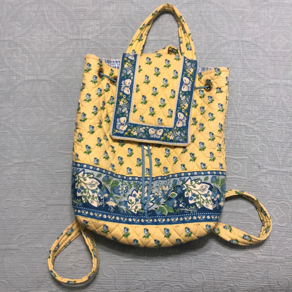 Vera Bradley Yellow backpack
